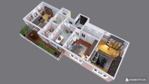 Via Mattia Battistini 232 IV piano Aerial View 4