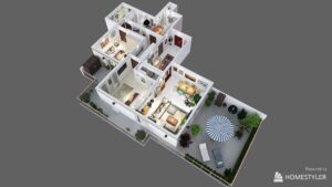Via Nostra Signora di Lourdes Attico Aerial View 4