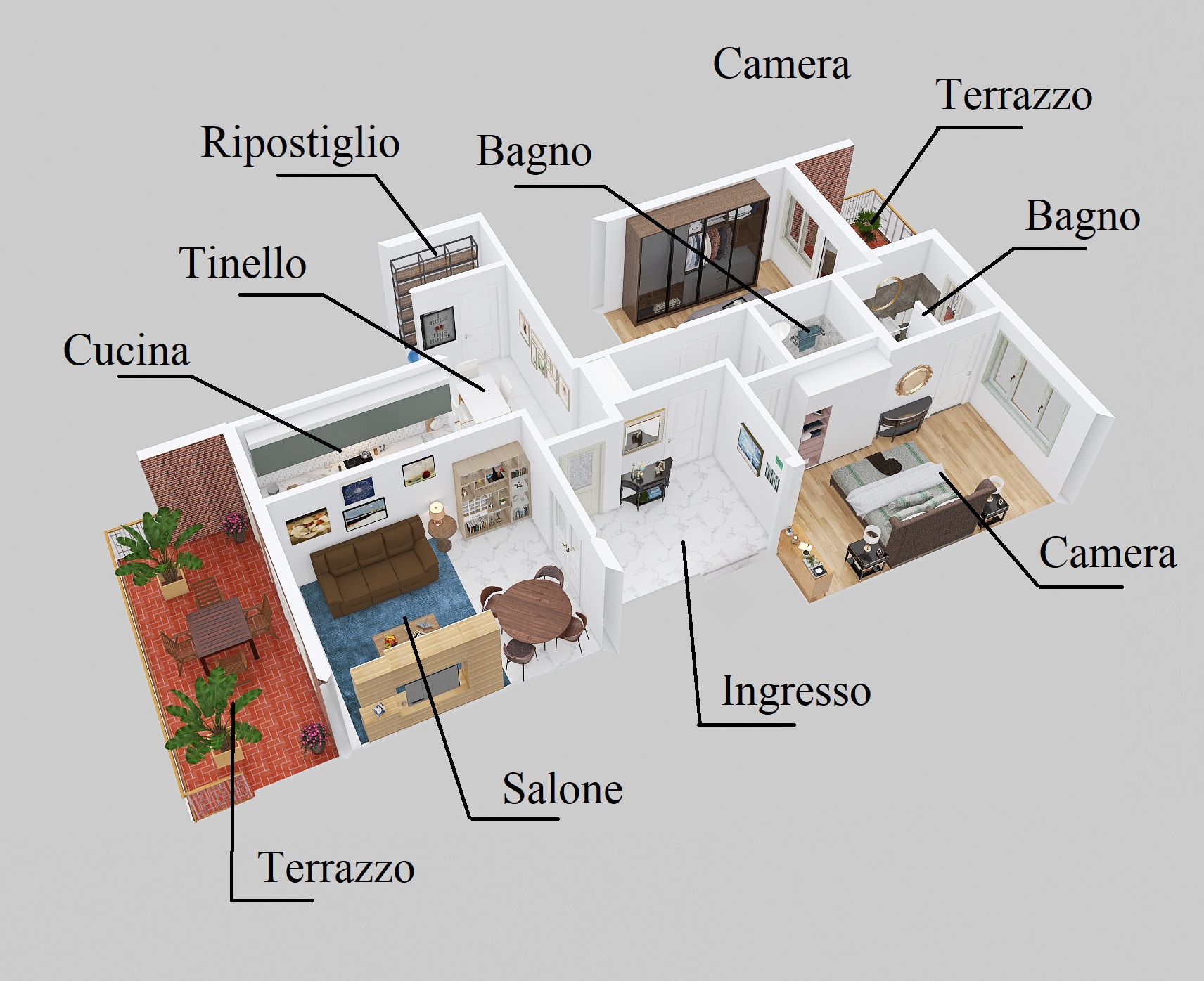 Viale di Valle Aurelia Aerial View1