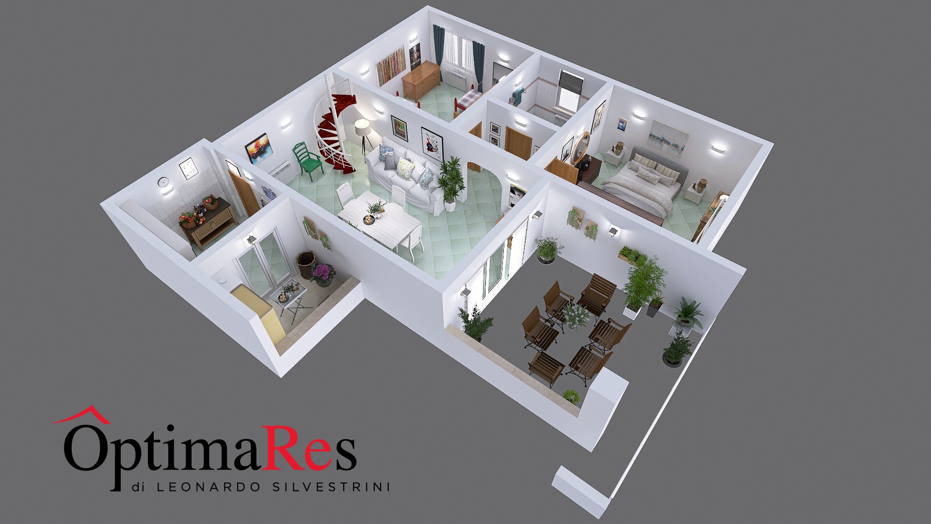Via Velca Appartamento Aerial View 1